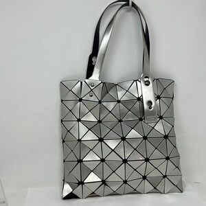 Bao Bao Issey Miyake Silver Lucent Tote